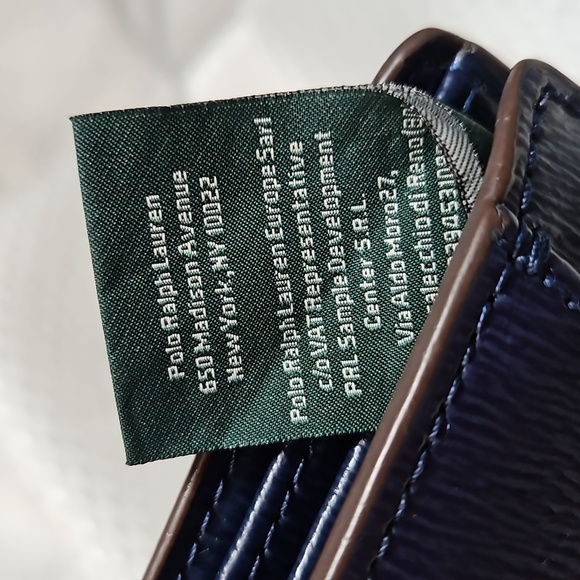 LAUREN RALPH LAUREN NAVY CARD CASE WALLET FOR WOMEN - Picture 10 of 11